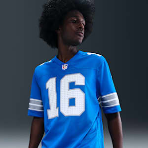 NFL Detroit Lions (Jared Goff) Men's Game American Football Jersey